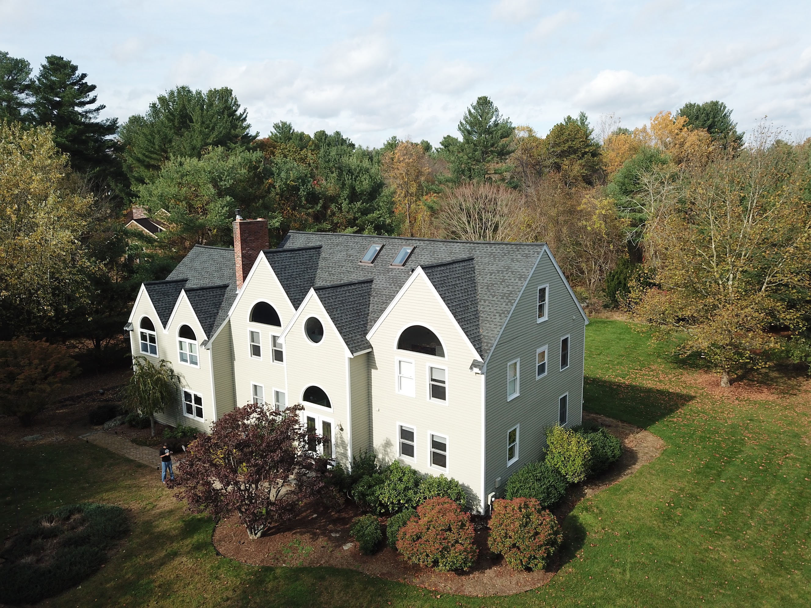 Another exterior view of the house